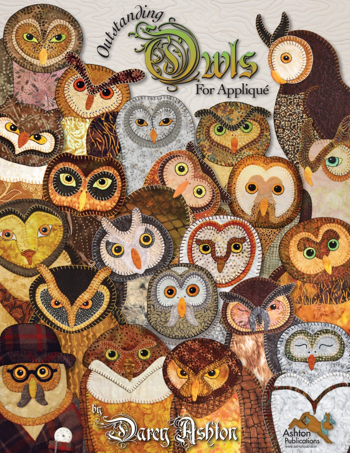 Applique Book - Outstanding Owls , quilting and craft projects