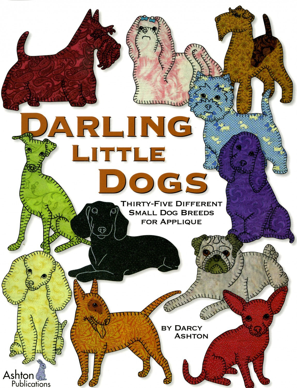 Applique Book - Darling Little Dogs , quilting and craft projects