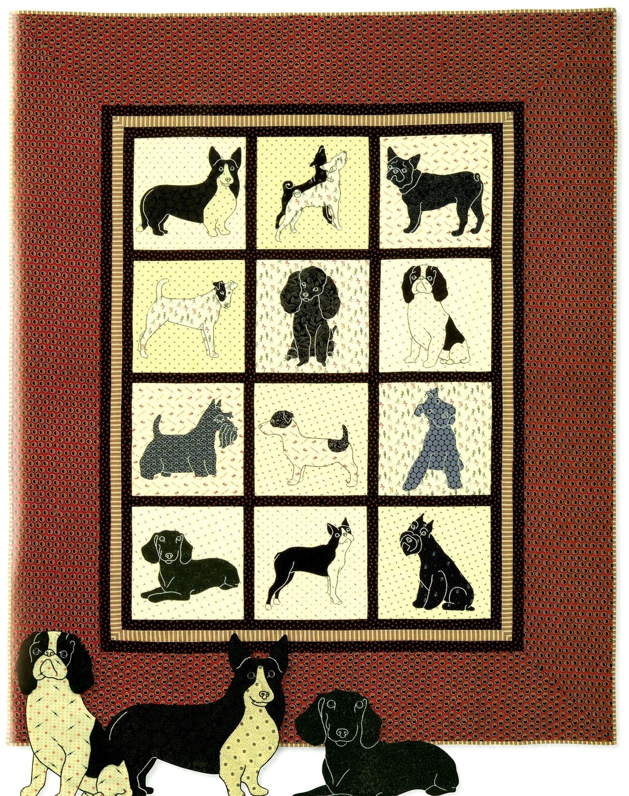 Applique Book - Darling Little Dogs , quilting and craft projects