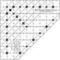 Doug Leko's Mini Simple Folded Corners Ruler for precise cutting, marking and patchwork