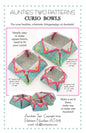 Curio Bowls Pattern , quilting and craft projects