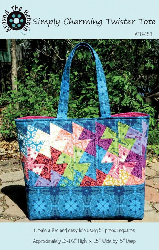 Simply Charming Twister Tote Pattern , quilting and craft projects
