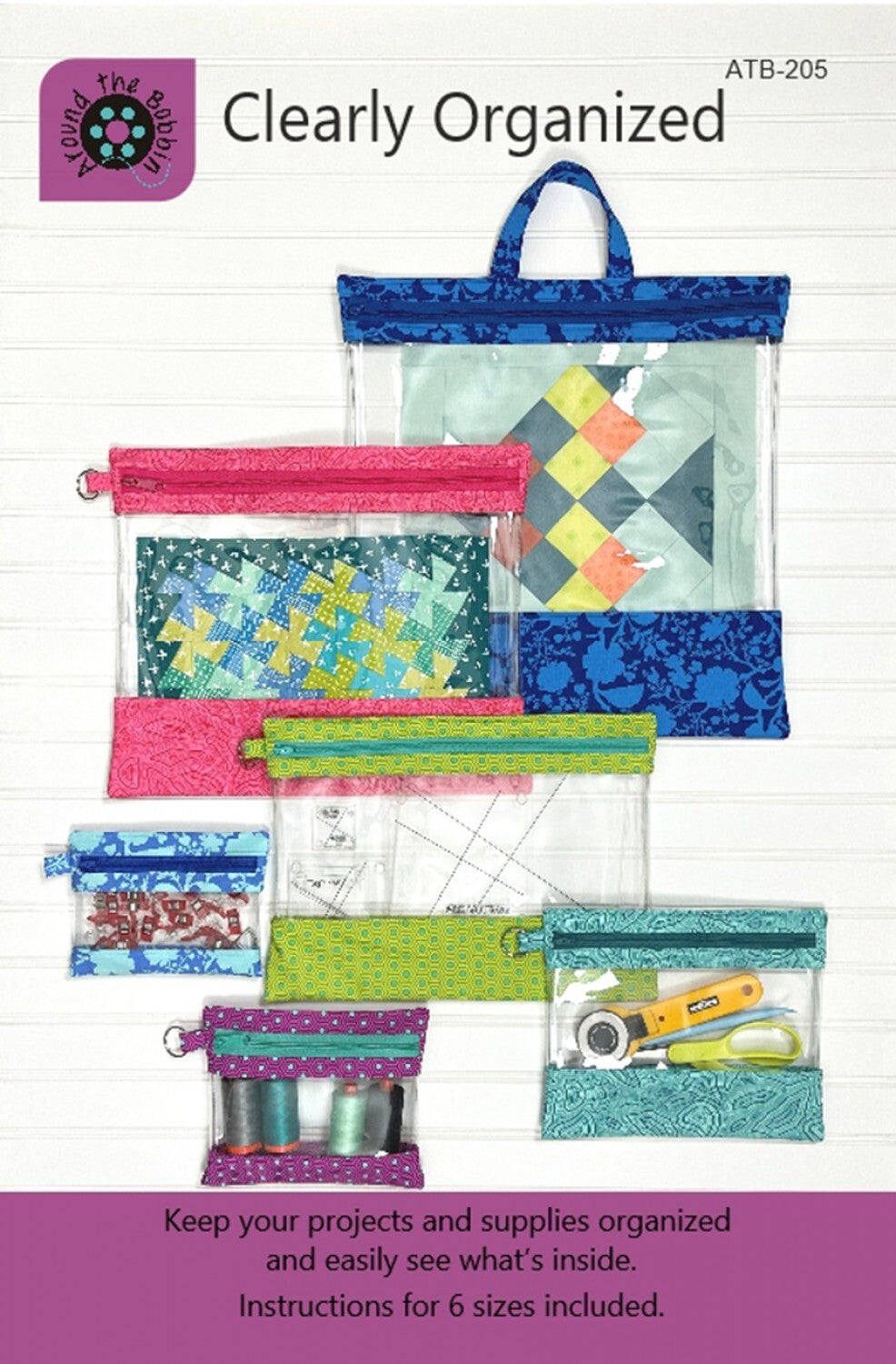 Clearly Organized Pattern , quilting and craft projects