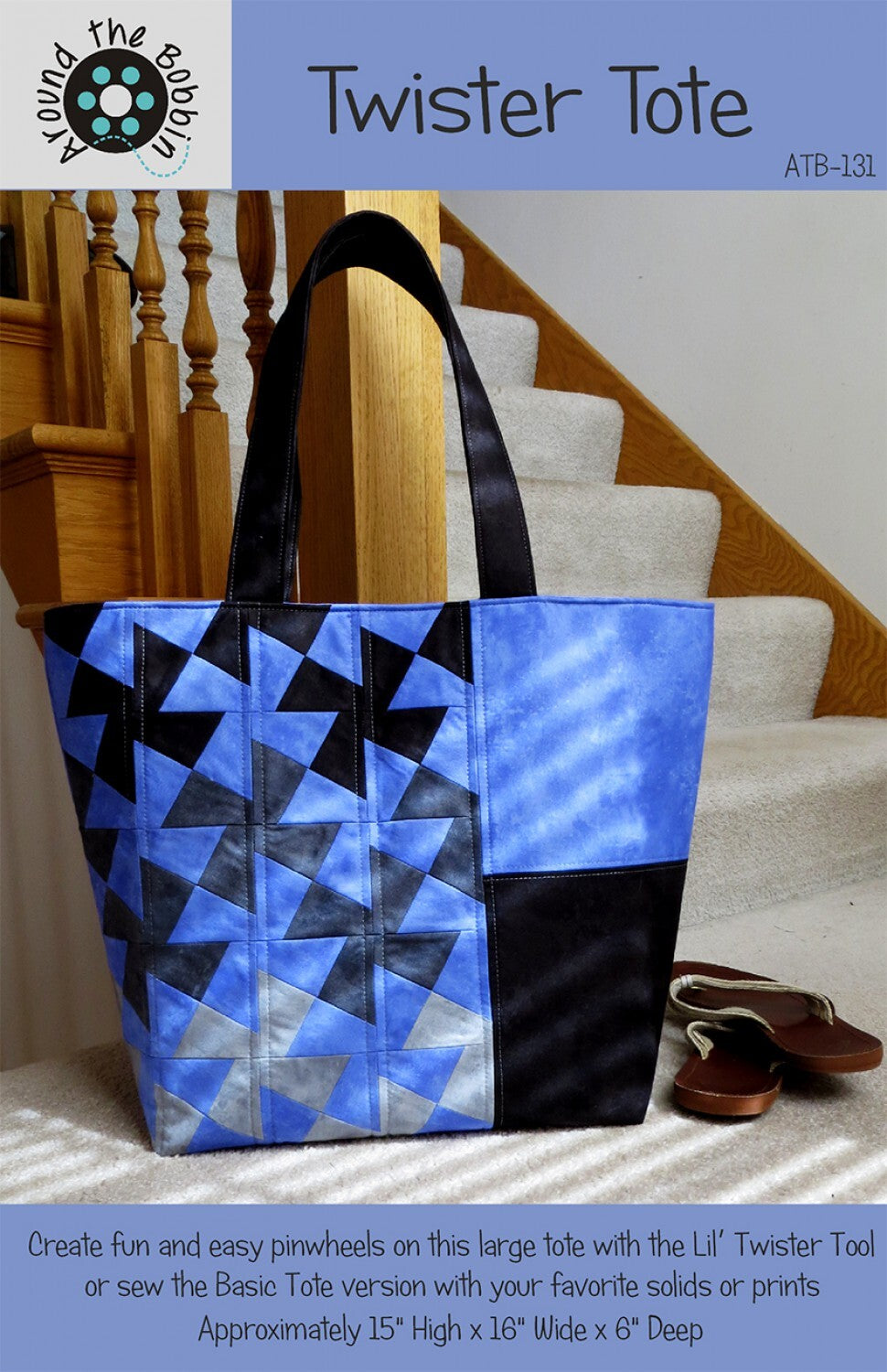 Twister Tote Pattern , quilting and craft projects
