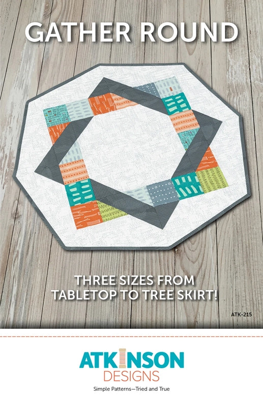 Gather Round Table Topper to Tree Skirt Pattern , quilting and craft projects