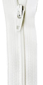 YKK Zippers 559 mm - Marshmallow for bag making and sewing projects