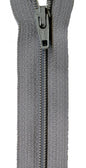 YKK Zippers 559 mm - Gray Kitty for bag making and sewing projects