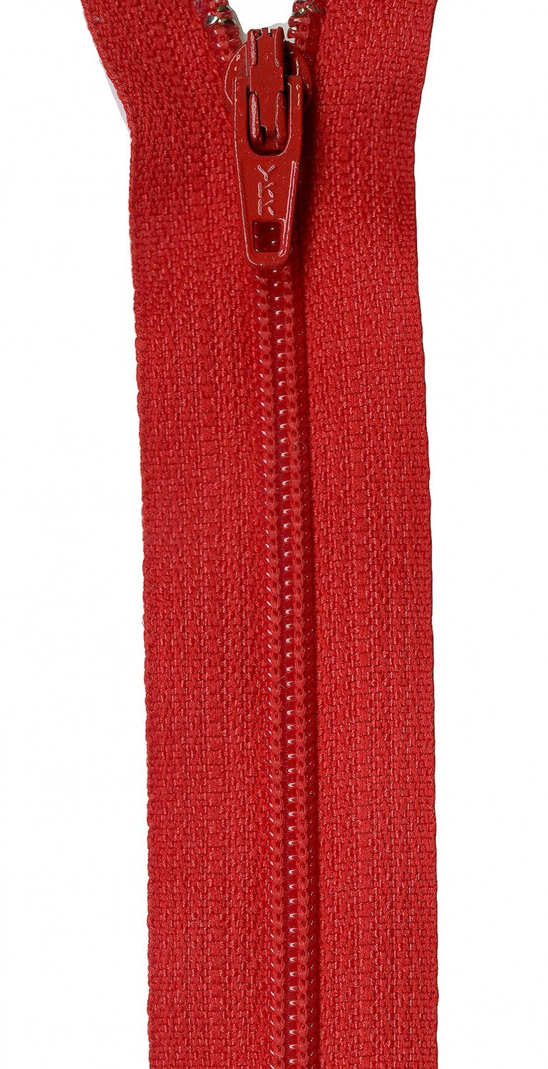 YKK Zippers 559 mm - Red River for bag making and sewing projects