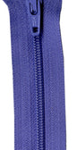 YKK Zippers 559 mm - Periwinkle for bag making and sewing projects