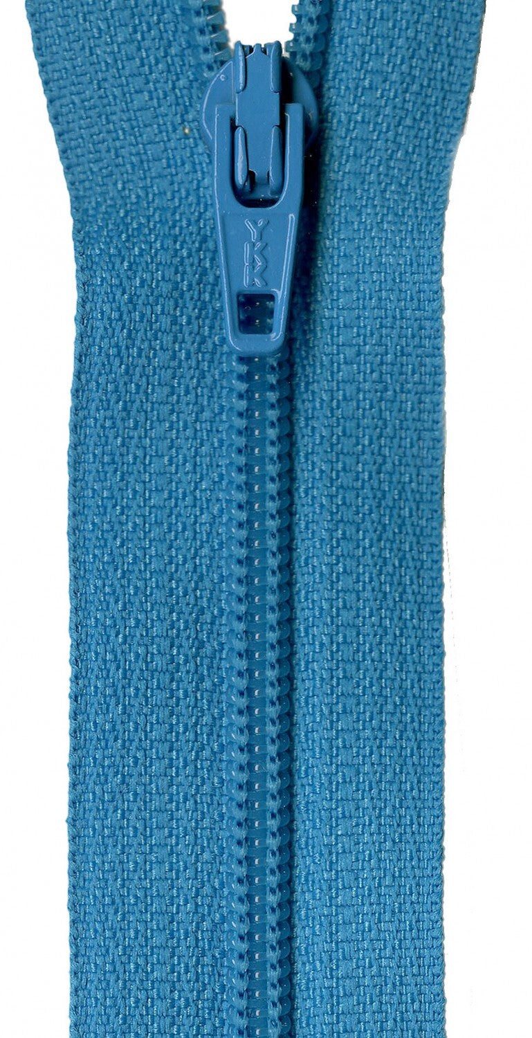 YKK Zippers 559 mm - Turquoise Splash for bag making and sewing projects