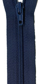 YKK Zippers 559 mm - Navy Blue for bag making and sewing projects