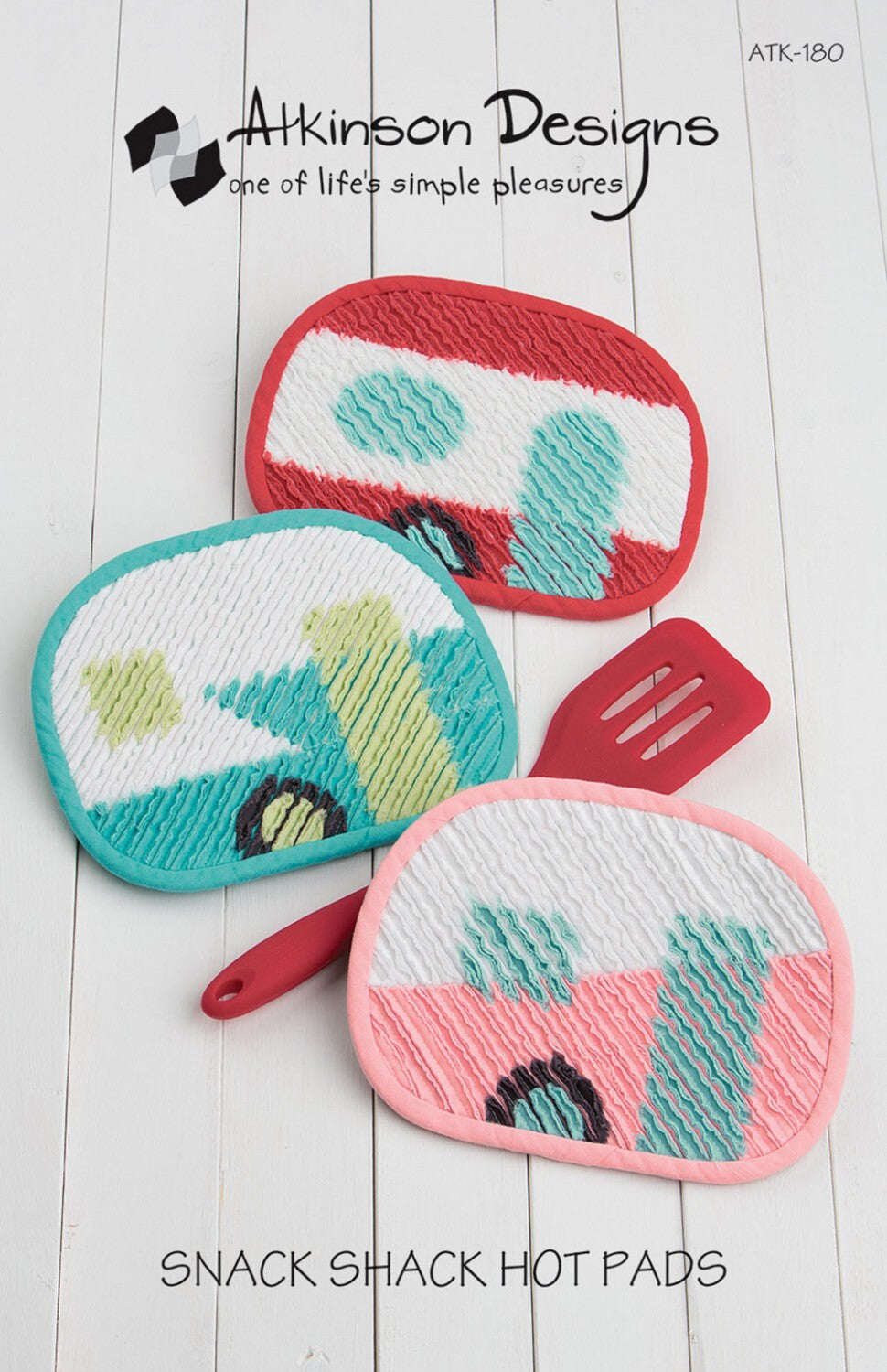 Snack Shack Applique Hot Pads Pattern , quilting and craft projects