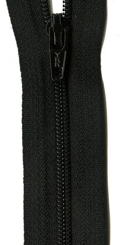 Zipper - 14 YKK - Black for bag making and sewing projects