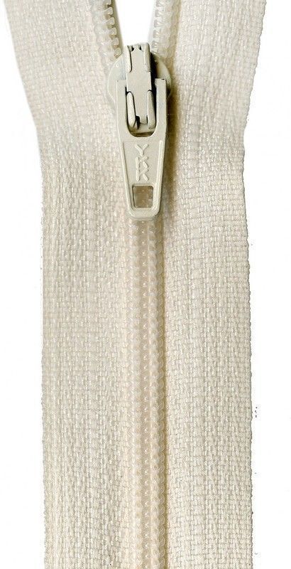 Zipper - 14 YKK - Creamy for bag making and sewing projects