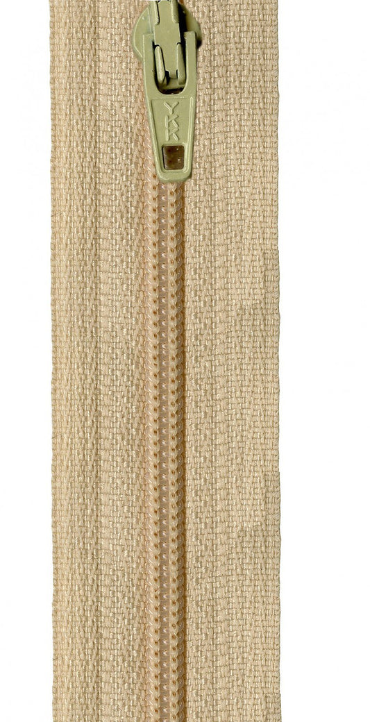 Zippers - 14 YKK - Straw for bag making and sewing projects