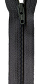 Zipper - 14 YKK - Charcoal for bag making and sewing projects