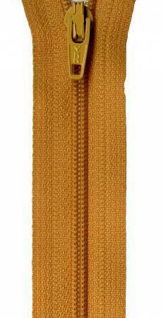 Zipper - 14 YKK - Yukon Gold for bag making and sewing projects