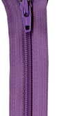 Zipper - 14 YKK - Lilac for bag making and sewing projects