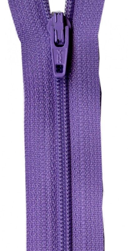 Zipper - 14 YKK - Princess Purple for bag making and sewing projects