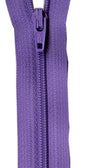 Zipper - 14 YKK - Princess Purple for bag making and sewing projects