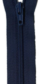 Zipper - 14 YKK - Navy Blue for bag making and sewing projects