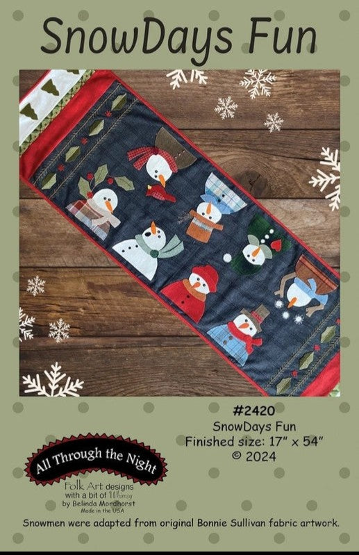 Snowdays Fun Runner Pattern