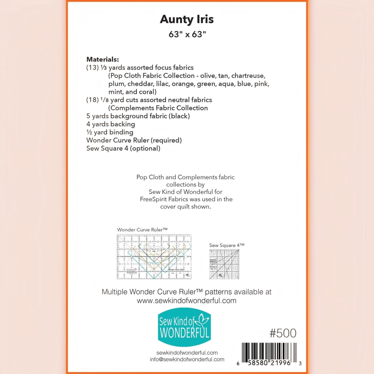 Aunty Iris Quilt Pattern