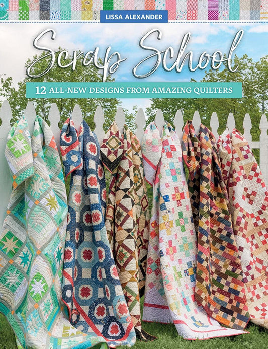 Scrap School 12 Splendid Sampler 2 book , quilting and craft projects