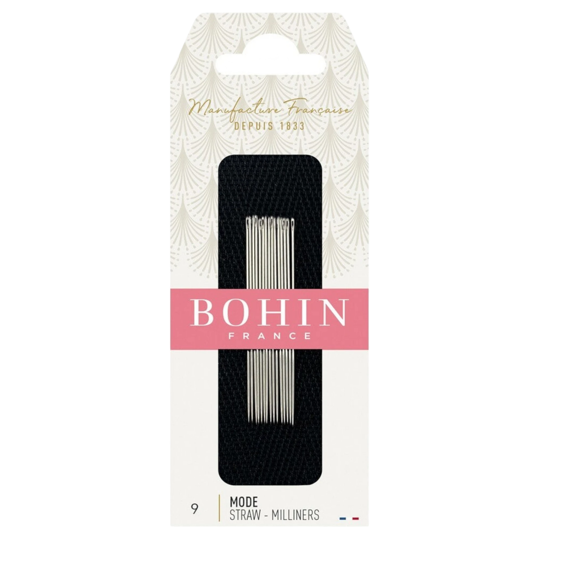 BOHIN MILLINER NEEDLE NO 9 (X 15 NEEDLES) , quilting and needlework