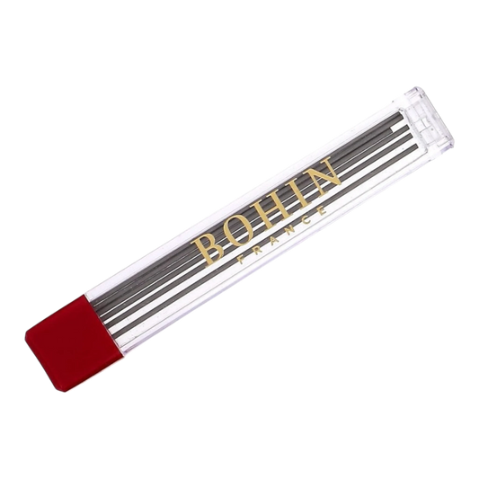 Bohin Mechanical Pencil Refill .9 mm Grey , sewing and fabric marking