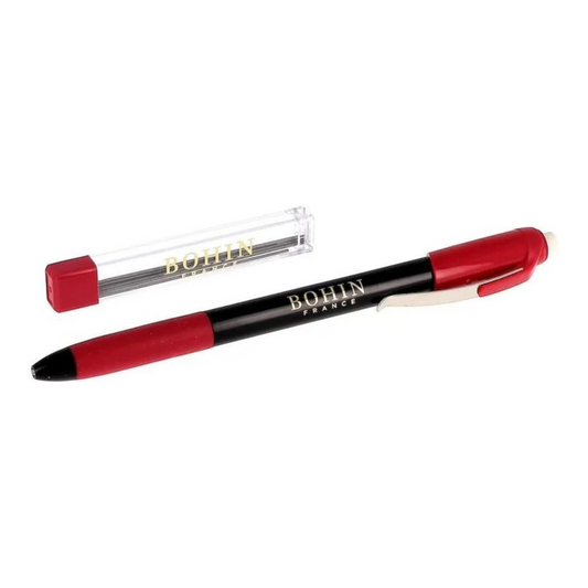 Bohin Mechanical Pencil .9 mm Grey , sewing and fabric marking