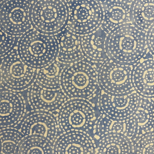 Batik Dots & Dashes - Blue 1141 for patchwork, quilting and sewing