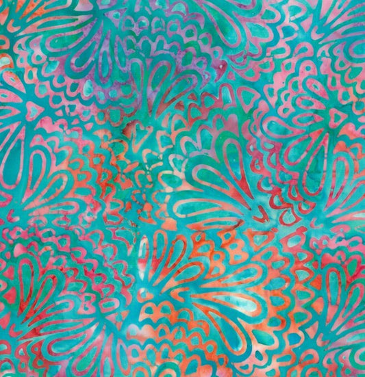 Batik Garden Range - 1859 for patchwork, quilting and sewing