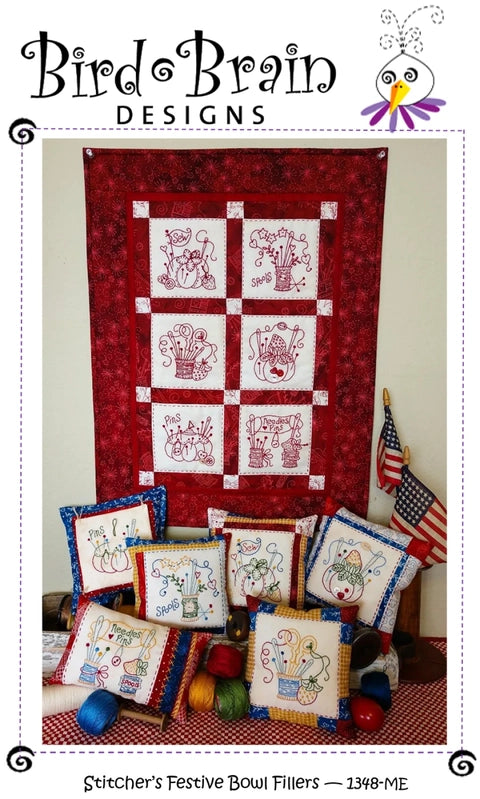 Stitcher's Festive Bowl Fillers Machine Embroidery sewing and quilting product