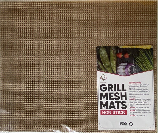 BBQ GRILL MESH Brown 50 inches x 30 inches for bag making, sewing and creative projects