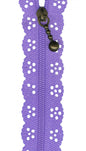 Big Lacie Zipper 203 mm - LAVENDER for bag making and sewing projects