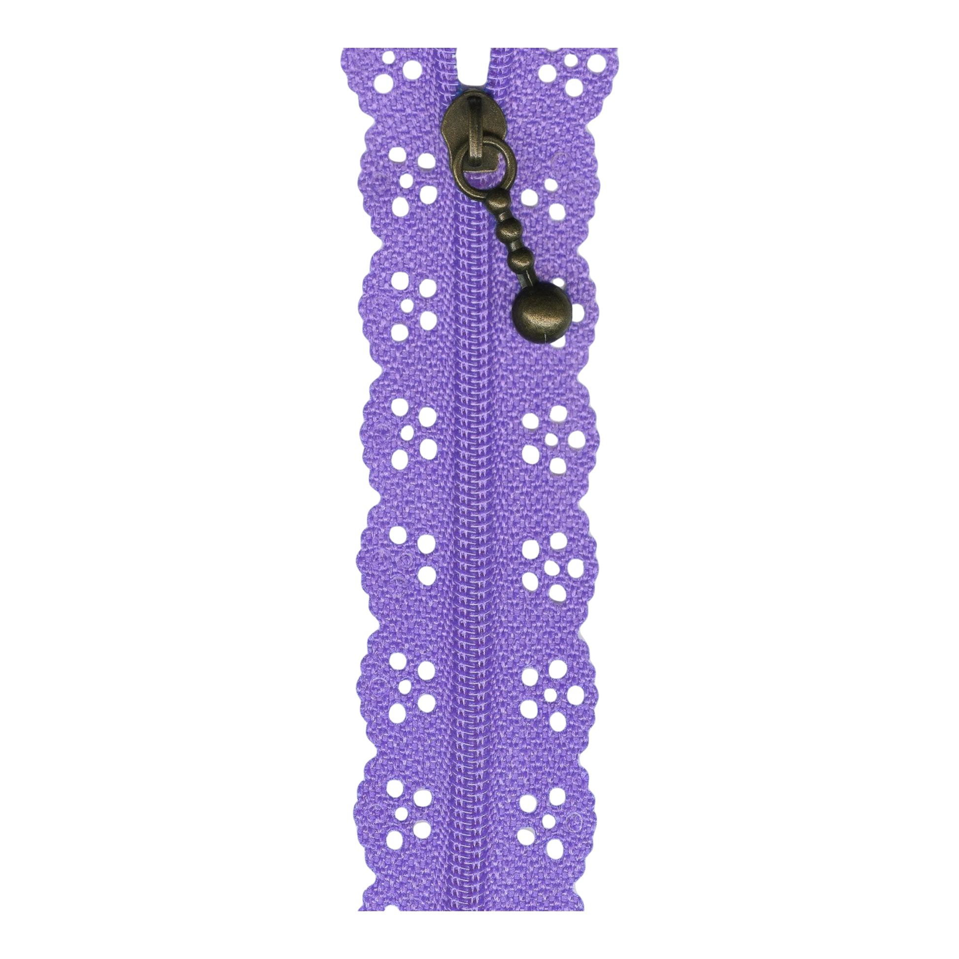 Big Lacie Zipper 203 mm - LAVENDER for bag making and sewing projects