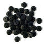 Tiny Round Black 6 mm Buttons for garments, sewing and craft projects