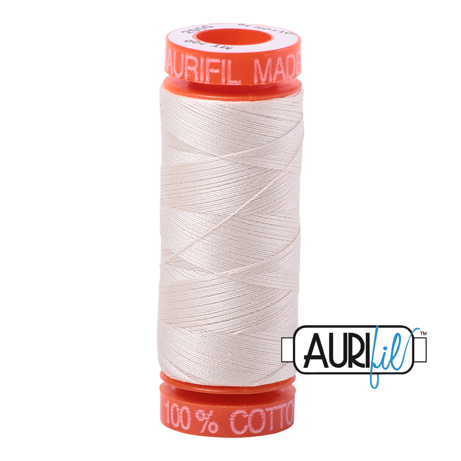 Aurifil Cotton Mako 50wt 200m Light Sand