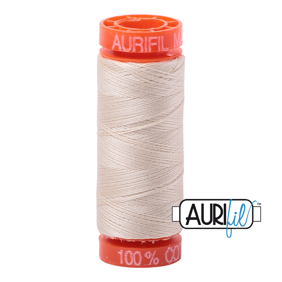 Aurifil Cotton Mako 50wt 200m Light Beige