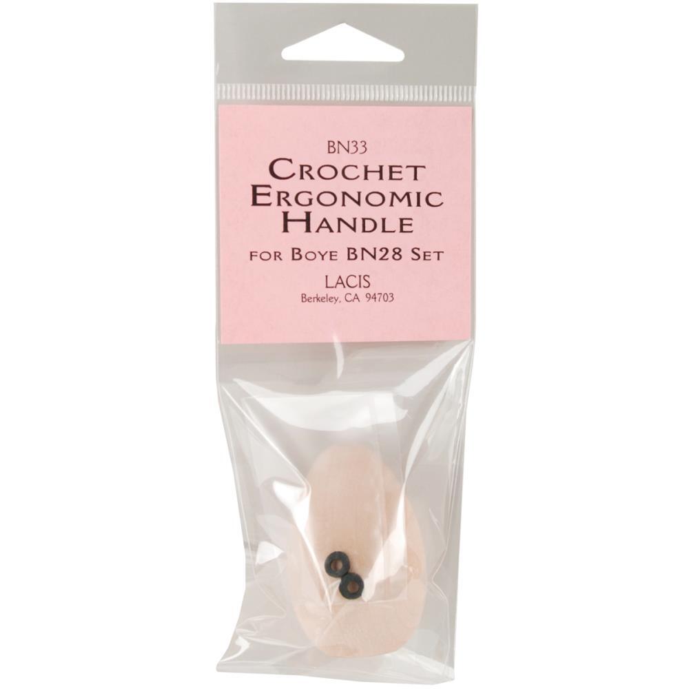 Lacis Ergonomic Handle To Fit Over Crochet Hooks for crochet and yarn projects