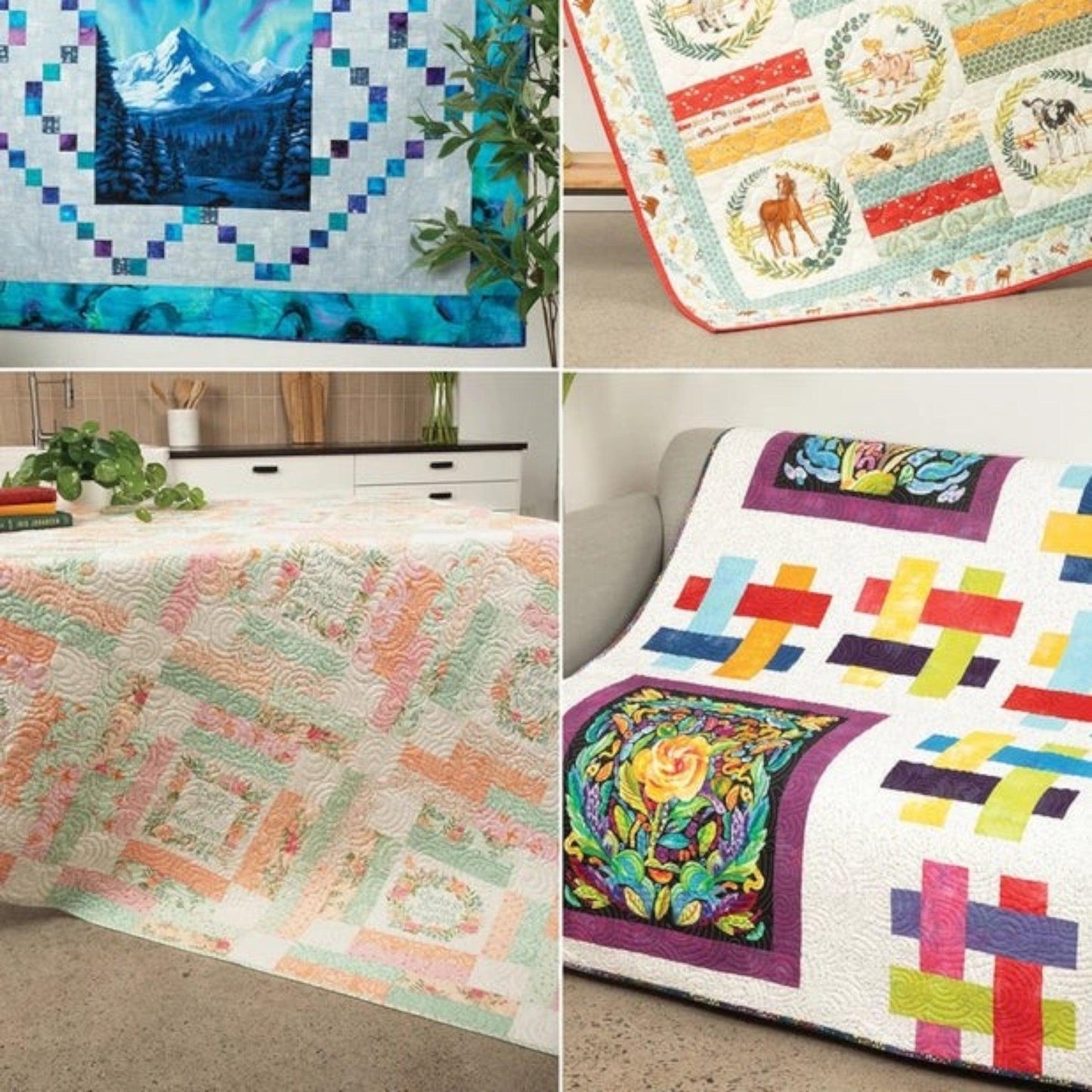 Panel Mash-Up Book for patchwork, quilting and sewing