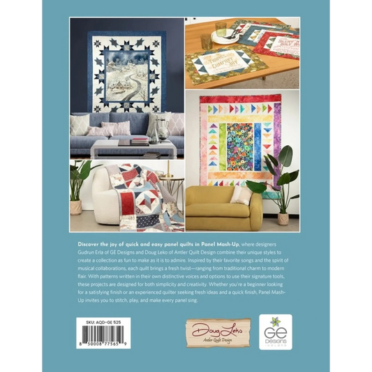 Panel Mash-Up Book for patchwork, quilting and sewing
