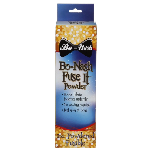 Bo-Nash Fuse IT Powdered Fusible Bonding Agent for applique, sewing and craft projects