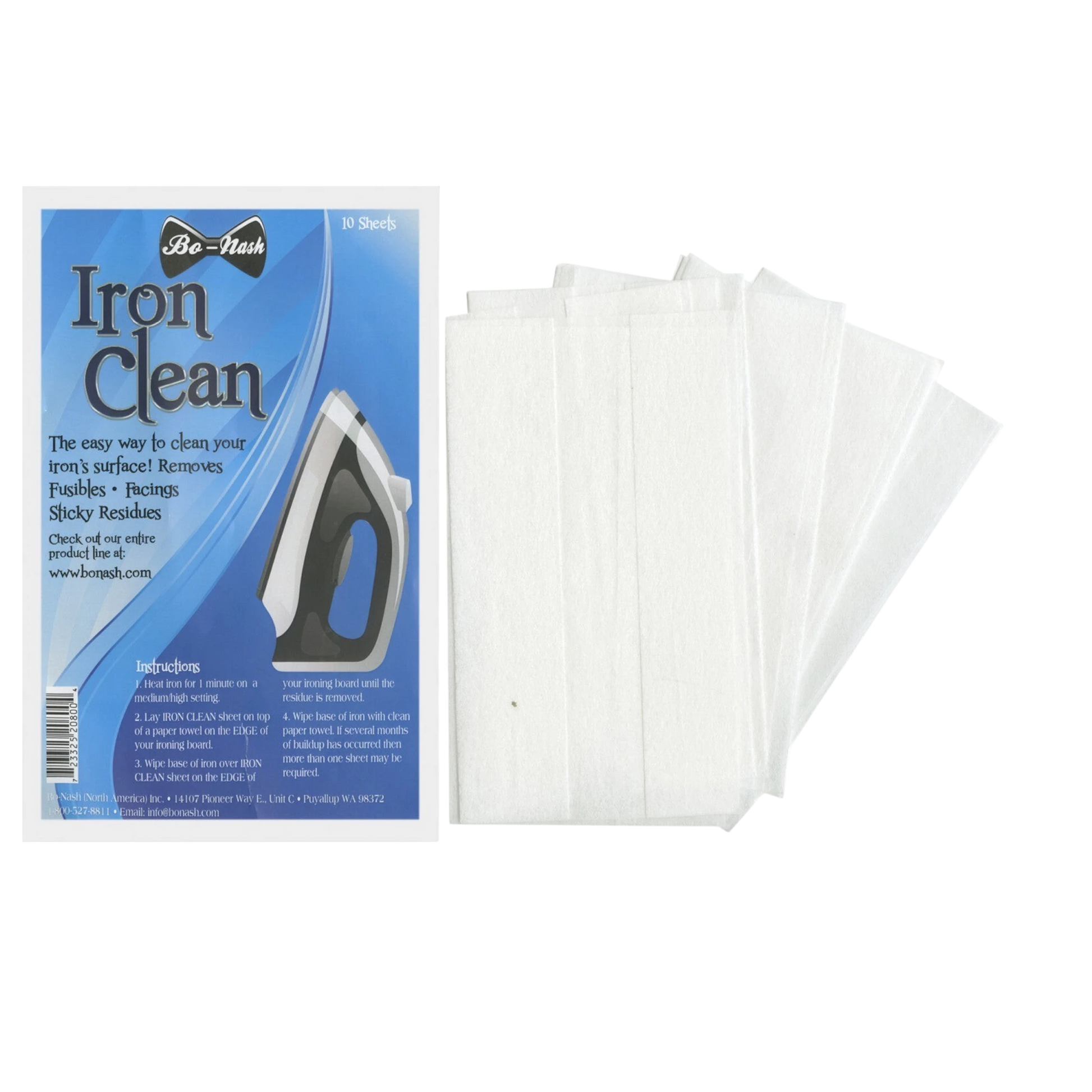 Bo-Nash Iron Cleaner Cloths sewing and quilting product