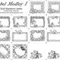 Medley Labels 1 Panel - Natural With Black Writing for patchwork, quilting and sewing