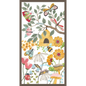 Nature’s Symphony Pale Yellow Panel Beehives & Flowers for patchwork, quilting and sewing
