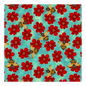 Enchanted Canopy - Lt. Blue Flowers with Bees 122 mm repeat sewing and quilting product