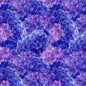 Florinda - Violet Hydrangea 102 mm repeat sewing and quilting product