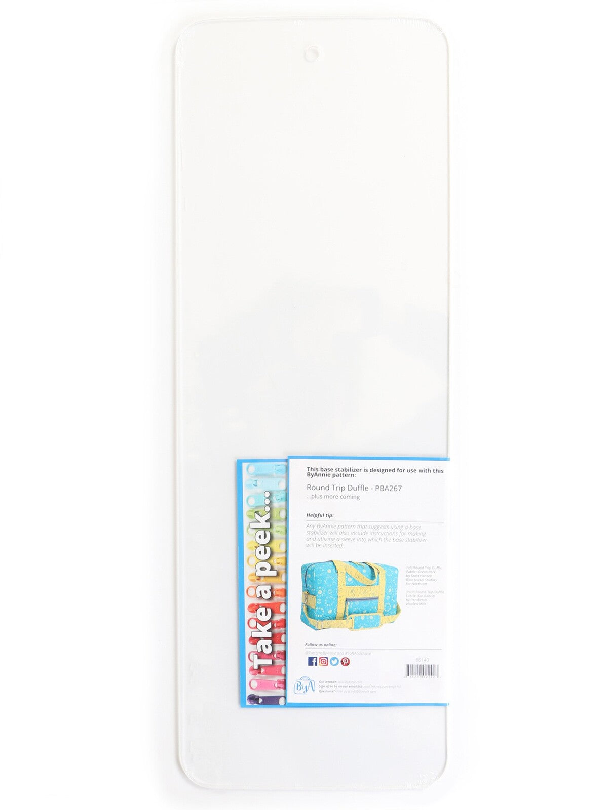 Base Stabliser 6-1/2in x 18-1/2in sewing and quilting product